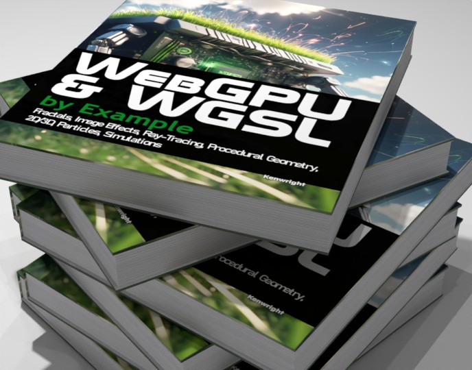 WebGPU and WGSL by Example: Fractals, Image Effects, Ray-Tracing, Procedural Geometry, 2D/3D, Particles, Simulations preview 2